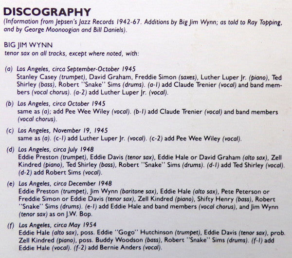 Big Jim Wynn – Blow Wynn Blow, image 5