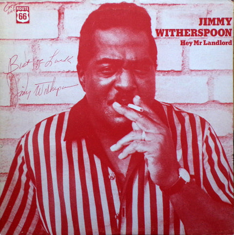 Front cover of Jimmy Witherspoon – Hey Mr. Landlord, Route 66, Sweden, 1986