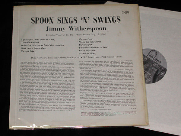 Jimmy Witherspoon – 'Spoon Sings And Swings, image 4