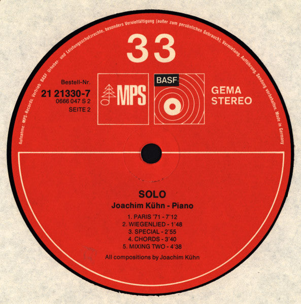 Joachim Kühn – Piano Solo, image 4