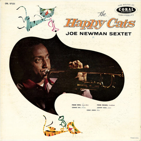 Front cover of Joe Newman Sextet – The Happy Cats, Coral, US, 1957