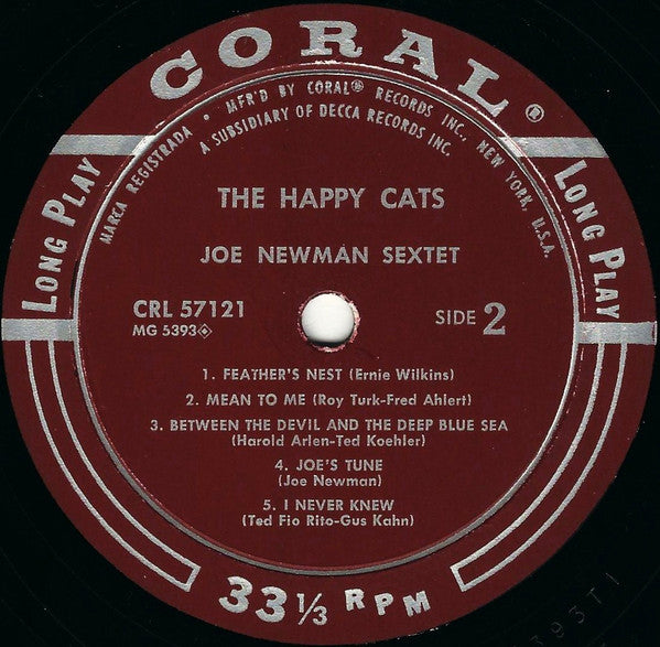 Joe Newman Sextet – The Happy Cats, image 4