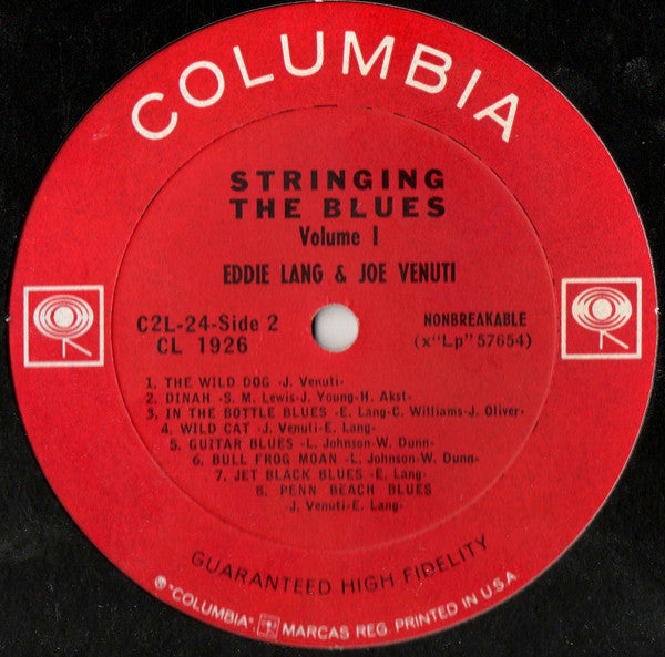 Eddie Lang & Joe Venuti – Stringing The Blues, image 3