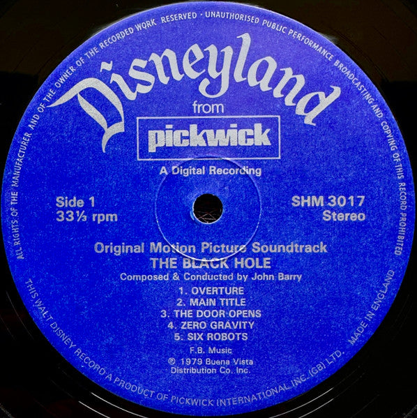 John Barry – The Black Hole (Original Motion Picture Soundtrack), image 3