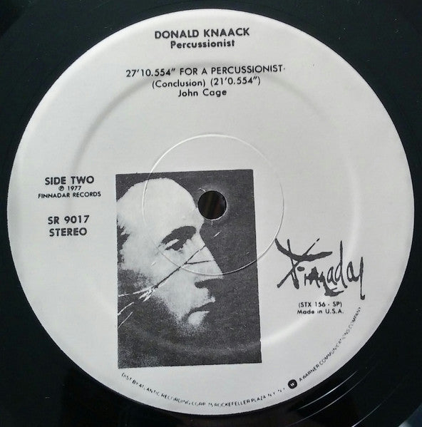 John Cage & Marcel Duchamp / Donald Knaack – 27'10.554" For A Percussionist / The Bride Stripped Bare By Her Bachelors, Even. Erratum Musical (First Recordings), image 4