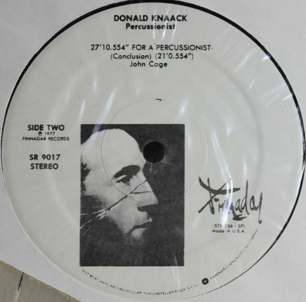 John Cage & Marcel Duchamp / Donald Knaack – 27'10.554" For A Percussionist / The Bride Stripped Bare By Her Bachelors, Even. Erratum Musical (First Recordings), image 5
