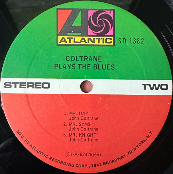 John Coltrane – Coltrane Plays The Blues, image 4