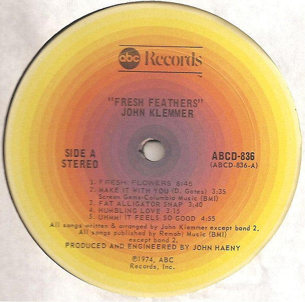 John Klemmer – Fresh Feathers, image 2
