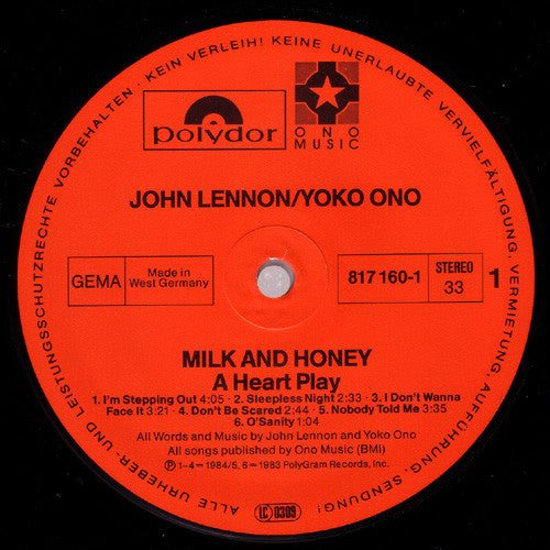 John Lennon & Yoko Ono – Milk And Honey, image 5
