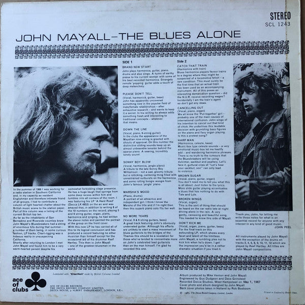 John Mayall – The Blues Alone, image 2