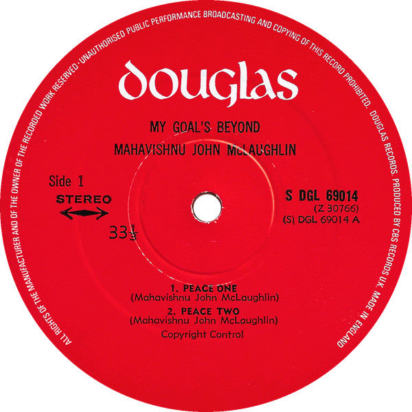 Mahavishnu John McLaughlin – My Goal's Beyond, image 4