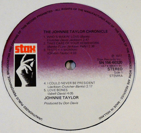 Johnnie Taylor – Chronicle: The Twenty Greatest Hits, image 3