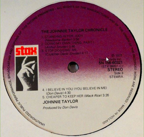 Johnnie Taylor – Chronicle: The Twenty Greatest Hits, image 5