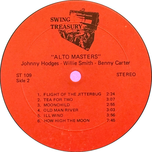 Johnny Hodges - Benny Carter - Willie Smith – Great Moments In Jazz Vol. 2: Alto Masters, image 4