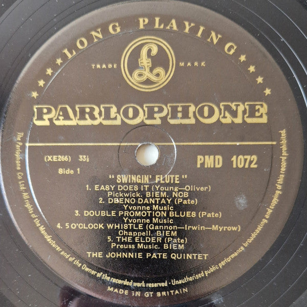 Johnnie "Swinging Shepherd" Pate – Swingin’ Flute: Dance Beat For The Ivy League, image 3