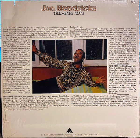 Jon Hendricks – Tell Me The Truth, image 2