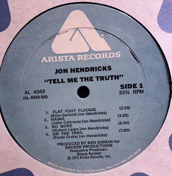 Jon Hendricks – Tell Me The Truth, image 3