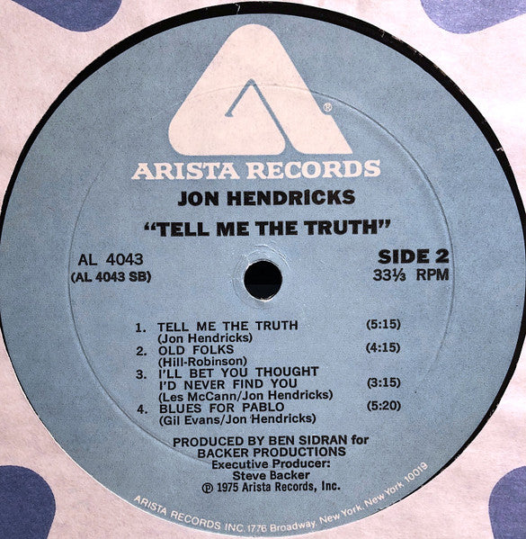 Jon Hendricks – Tell Me The Truth, image 4