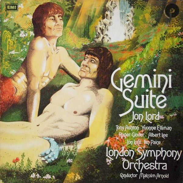Front cover of Jon Lord, London Symphony Orchestra – Gemini Suite, Purple Records, UK, 1971