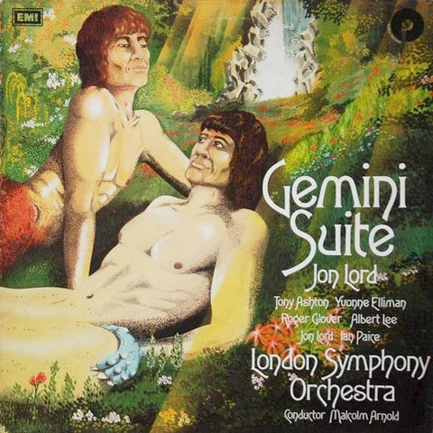Front cover of Jon Lord, London Symphony Orchestra – Gemini Suite, Purple Records, UK, 1971