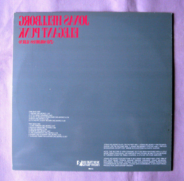 Jonas Hellborg – Elegant Punk, image 2