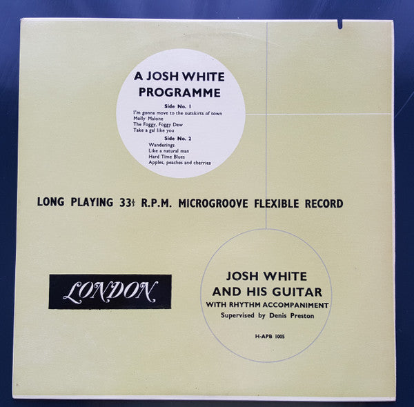 Josh White – A Josh White Programme, image 2