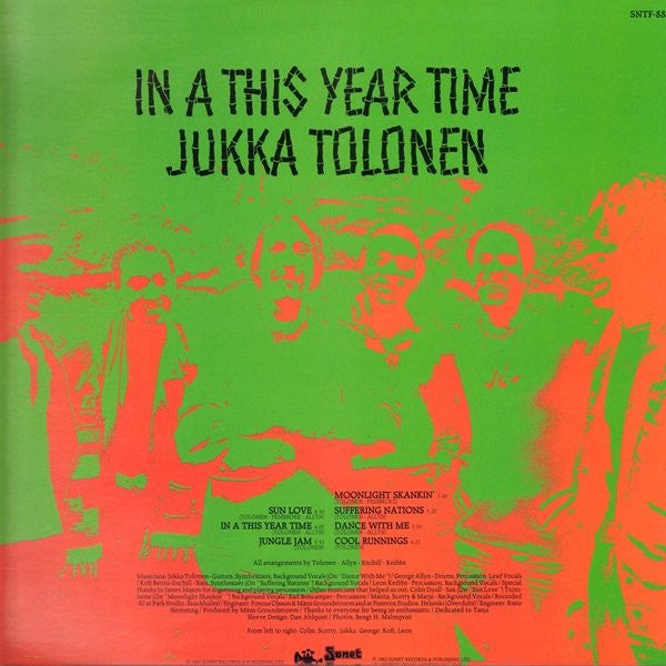 Jukka Tolonen – In A This Year Time, image 2