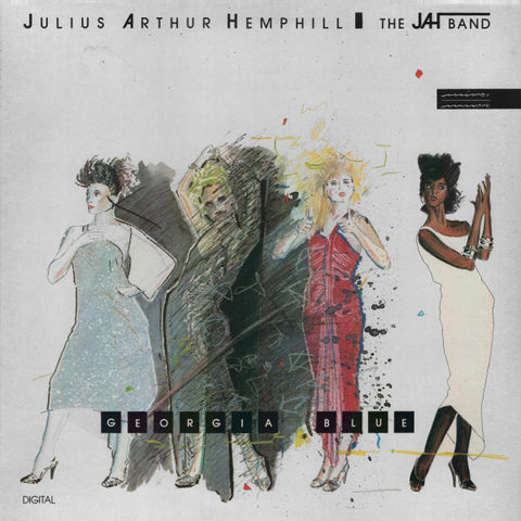 Front cover of Julius Arthur Hemphill / The JAH Band – Georgia Blue, Minor Music, Germany, 1984