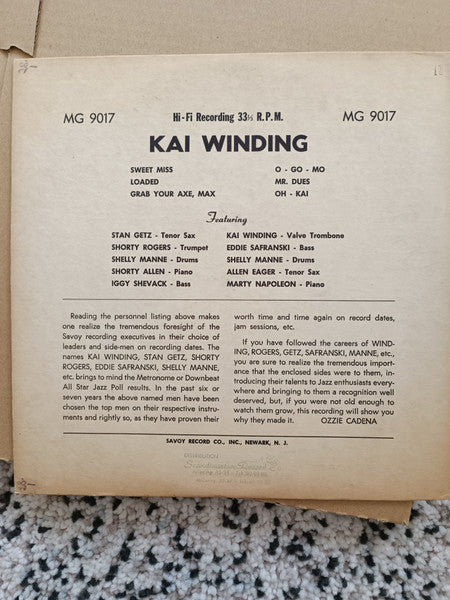 Kai Winding – New Trends Of Jazz - Volume 4, image 2