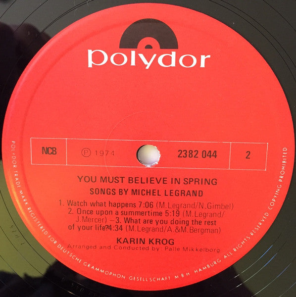 Karin Krog – You Must Believe In Spring (Songs By Michel Legrand), image 4