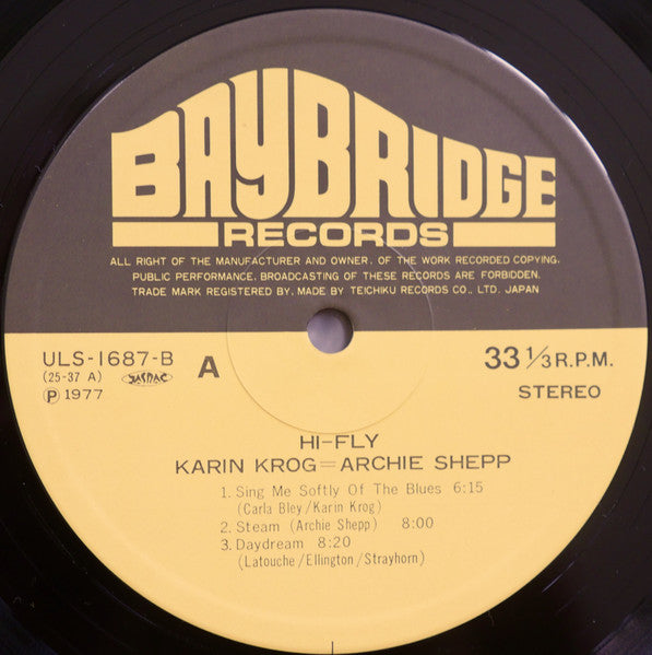 Karin Krog - Archie Shepp – Hi-Fly, image 5