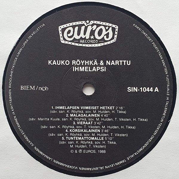 Kauko Röyhkä & Narttu – Ihmelapsi, image 3