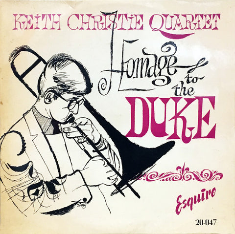 Front cover of Keith Christie Quartet – Homage To The Duke, Esquire, UK, 1955