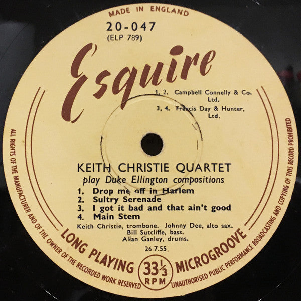 Keith Christie Quartet – Homage To The Duke, image 3