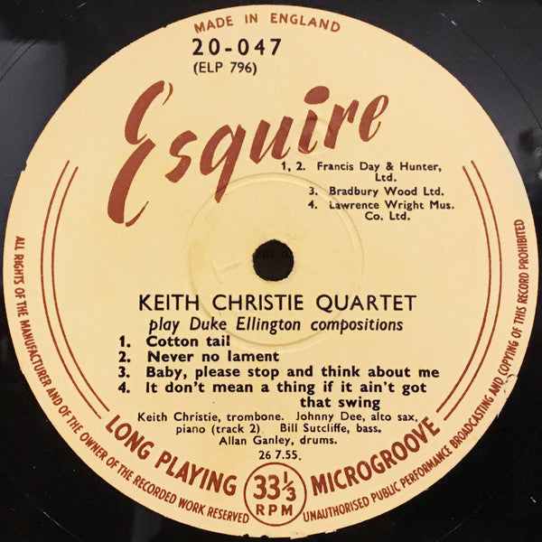 Keith Christie Quartet – Homage To The Duke, image 4