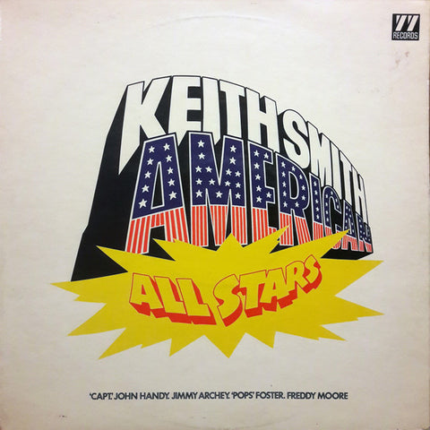 Front cover of Keith Smith – American All Stars, 77 Records, UK, 1968