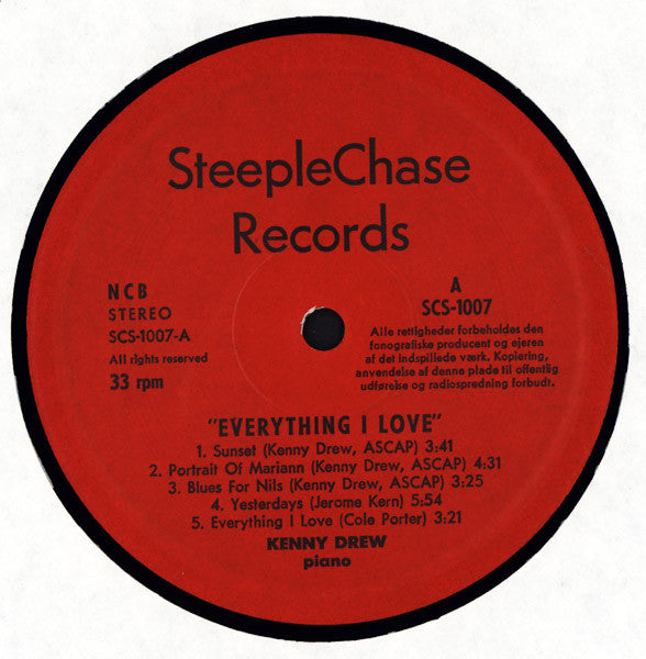 Kenny Drew – Everything I Love, image 3