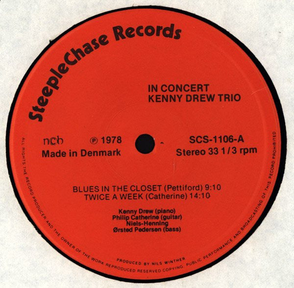 Kenny Drew, Niels-Henning Ørsted Pedersen, Philip Catherine – In Concert, image 3