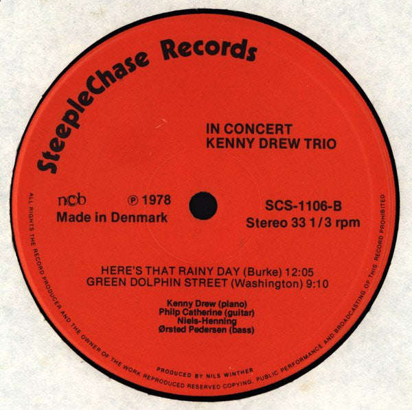 Kenny Drew, Niels-Henning Ørsted Pedersen, Philip Catherine – In Concert, image 4