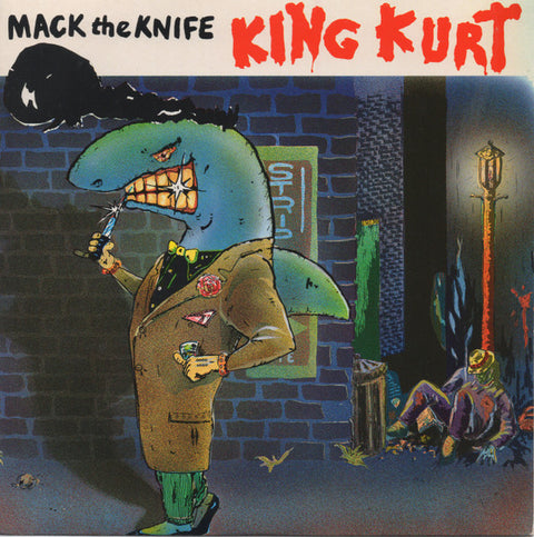 Front cover of King Kurt – Mack The Knife, Stiff Records, UK, 1984