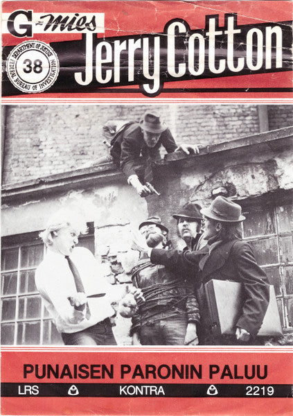 Front cover of Kontra – Jerry Cotton, Love Records, Finland, 1978