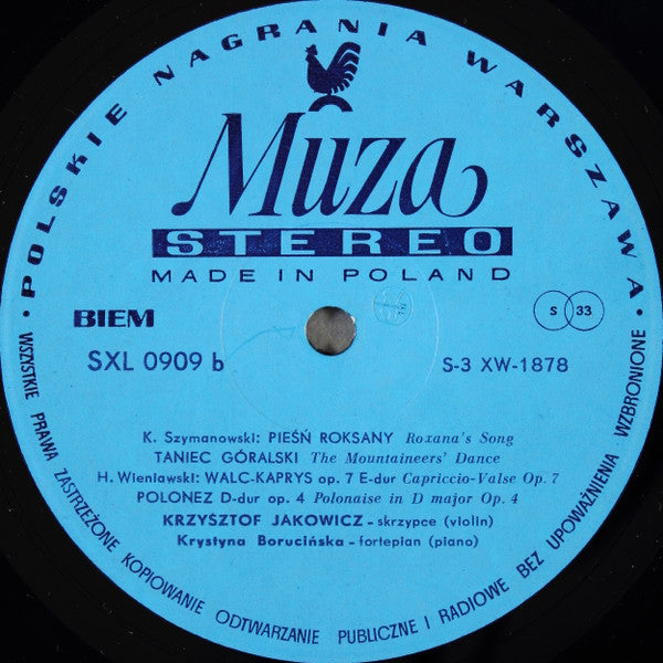 Krzysztof Jakowicz – Plays Polish Violin Miniatures, image 4