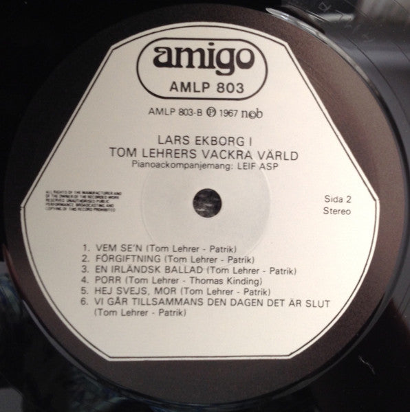 Lars Ekborg – Lars Ekborg i Tom Lehrers Vackra Värld, image 4