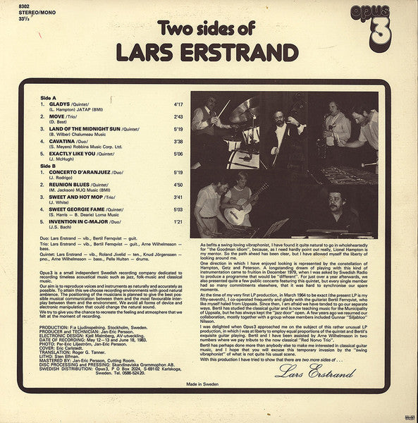 Lars Erstrand – Two Sides Of Lars Erstrand, image 2