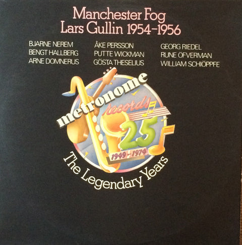 Front cover of Lars Gullin – Manchester Fog - Lars Gullin 1954-1956, Metronome, Sweden, 1975