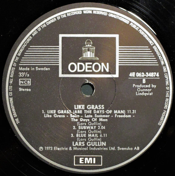 Lars Gullin – Like Grass, image 4