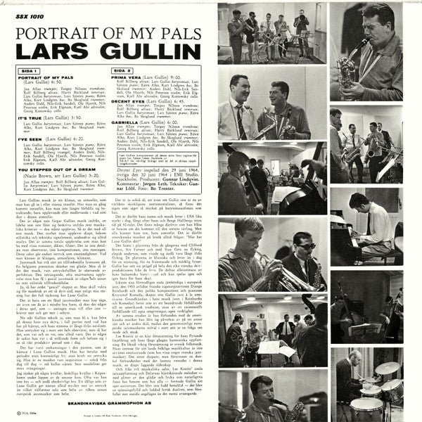 Lars Gullin – Portrait Of My Pals, image 2