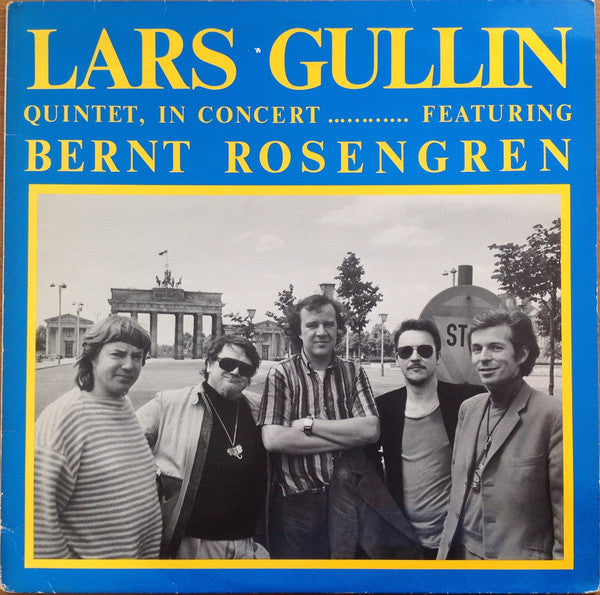 Front cover of Lars Gullin Quintet Featuring Bernt Rosengren – In Concert, Storyville, Sweden, 1984