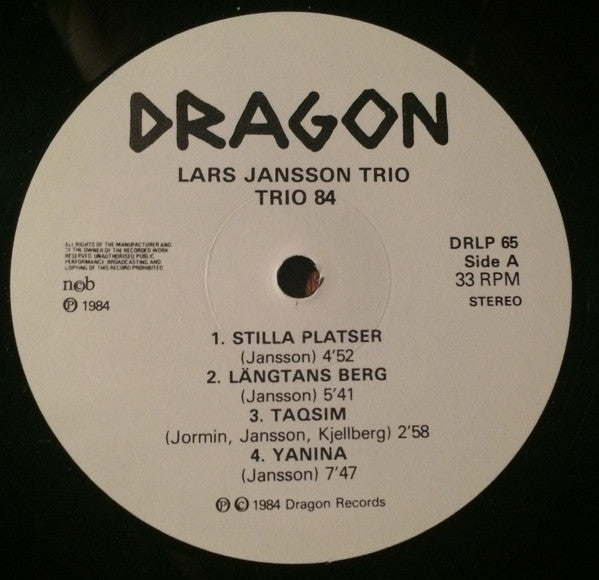 Lars Jansson Trio – Trio 84, image 4
