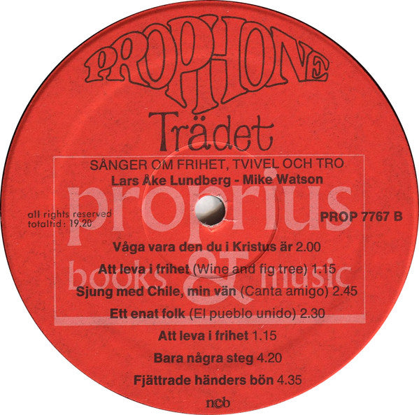 Lars Åke Lundberg – Trädet - Sånger Om Frihet Tvivel Och Tro, image 5